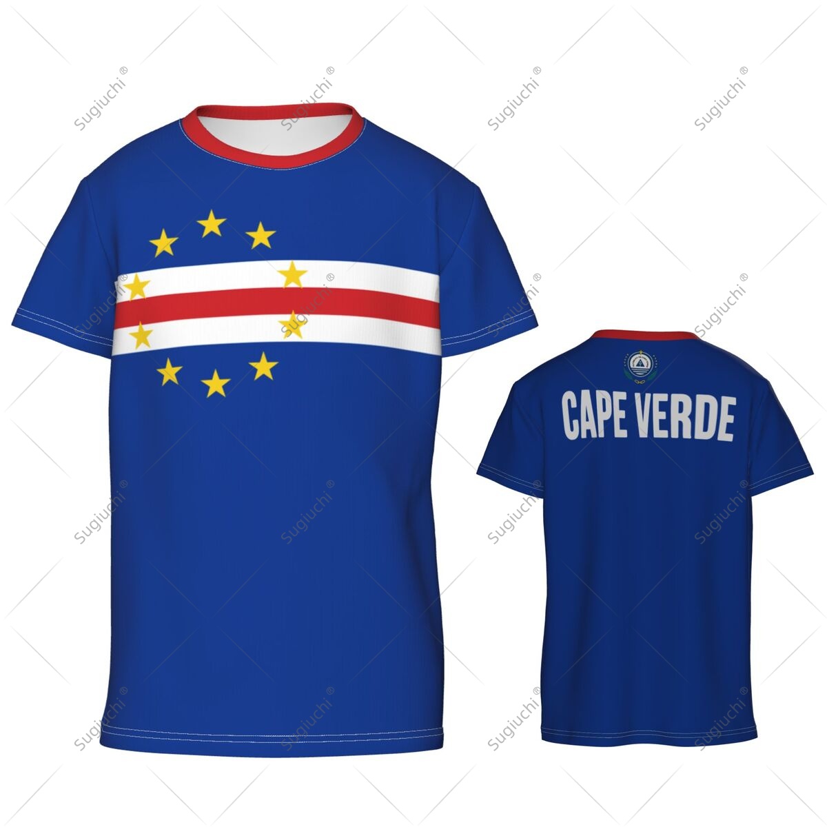 Badminton Youth - Cape Verde Flag Youth 3D Sports