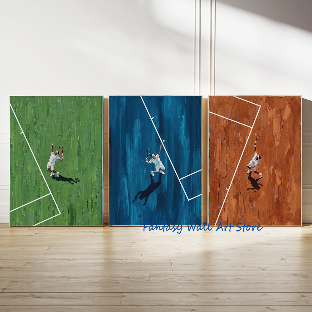 Badminton Poster - Tennis Poster World Champion Tennis Sports
