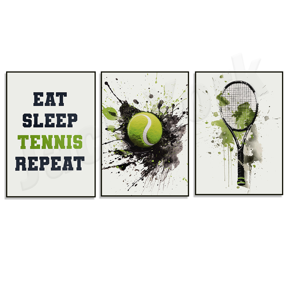 Badminton Quotes - Tennis wall art, tennis prints, boys,