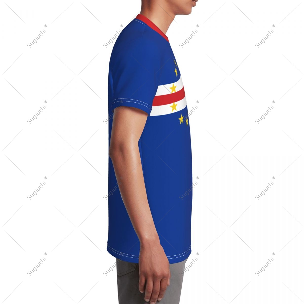Cape Verde Flag Youth 3D Sport - Badminton Youth review and price