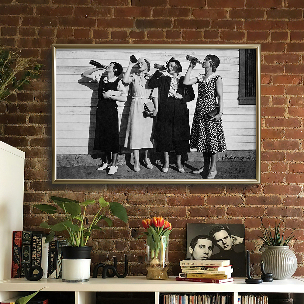 Vintage Black and White Art Po - Badminton Poster review and price