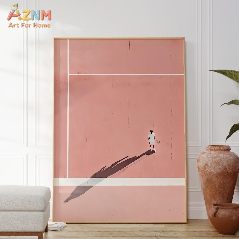 AZNM Minimalist Tennis Player  - Badminton Quotes review and price