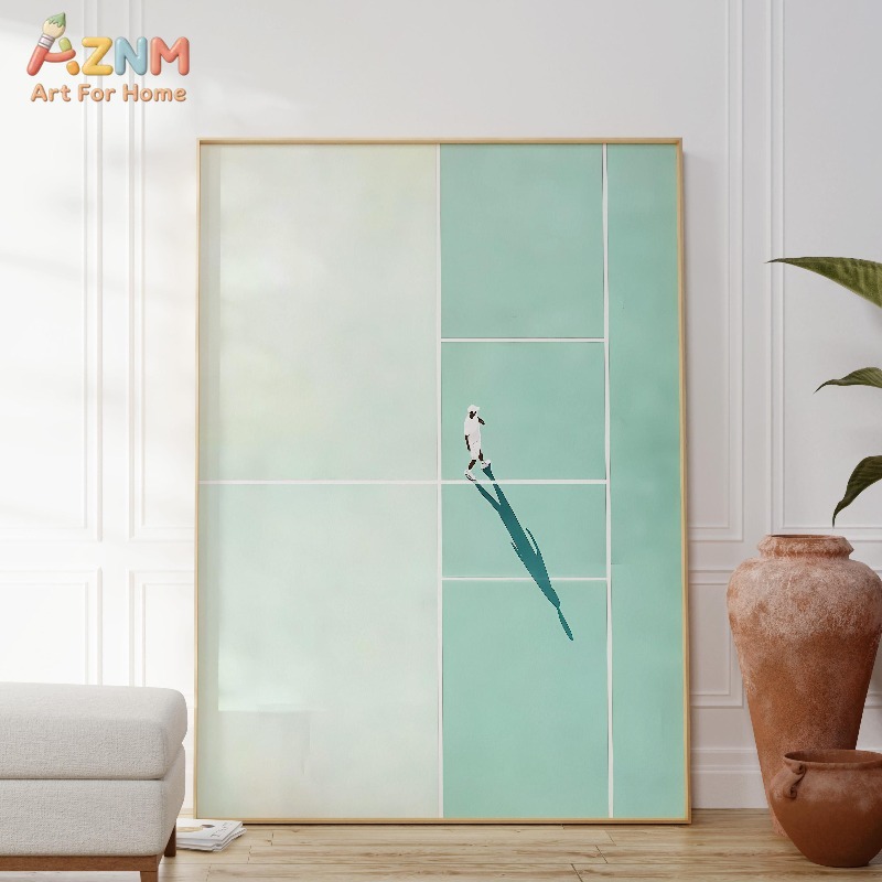 AZNM Minimalist Tennis Player  - Badminton Quotes review and price