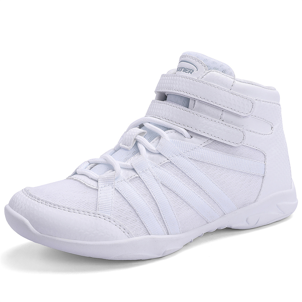 BAXINIER Girls White High Top  - Badminton Youth review and price