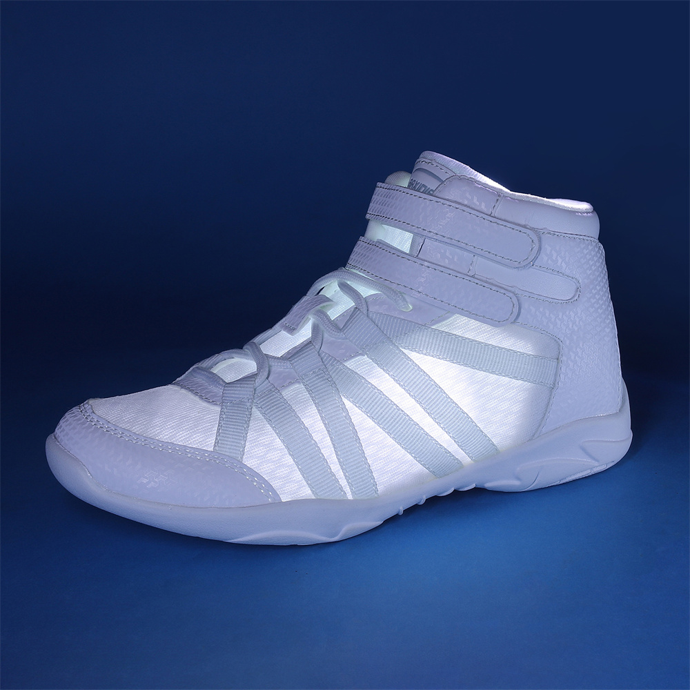 BAXINIER Girls White High Top  - Badminton Youth review and price