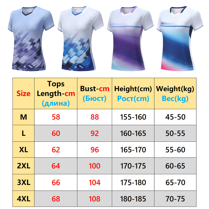 Badminton Shirts Women 3D Prin - Badminton Outdoor review and price