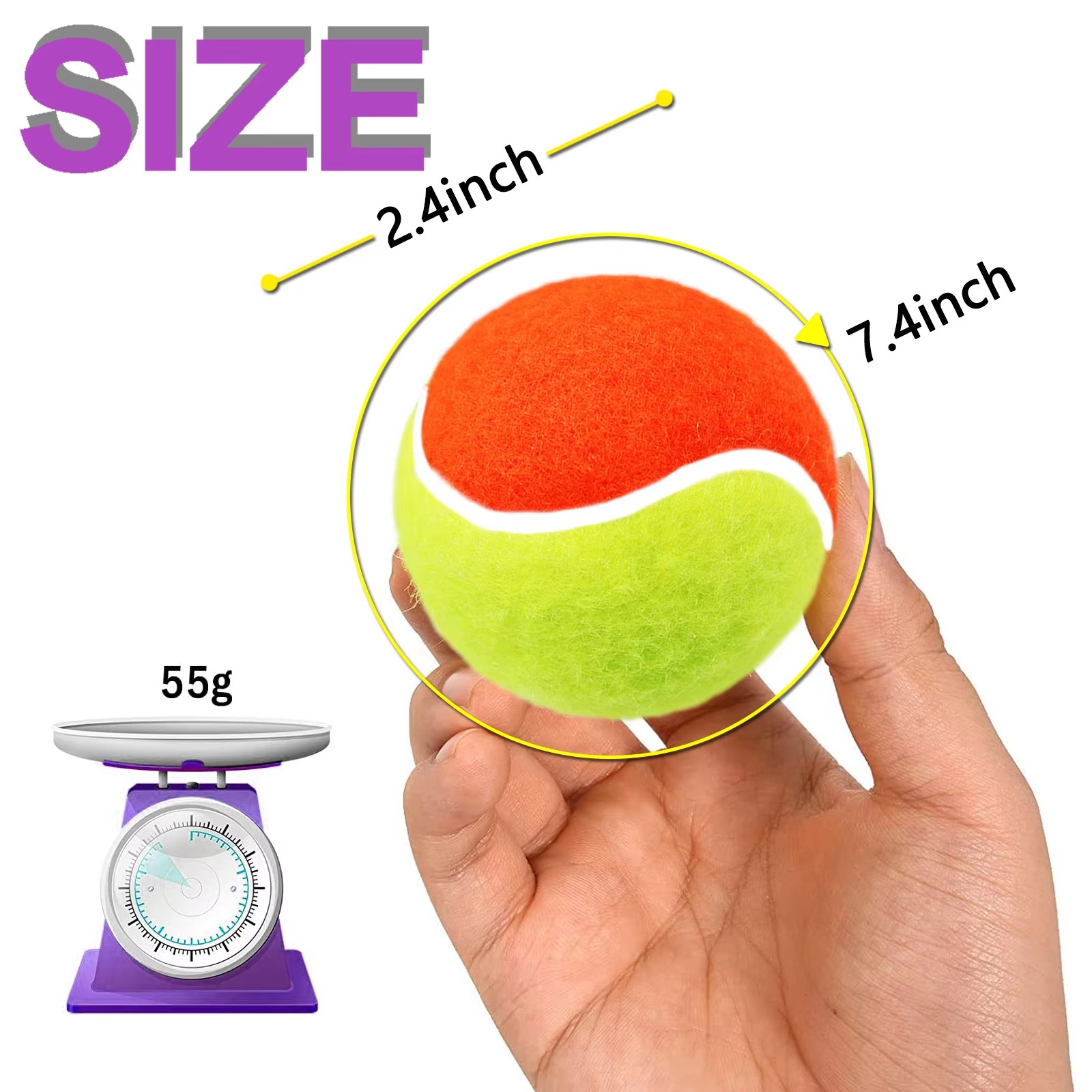 6pcs Kids Tennis Balls Set Sof - Badminton Youth review and price