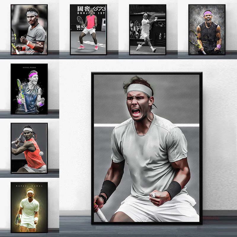 World Tennis Poster Player Raf - Badminton Quotes review and price