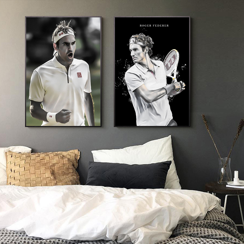 World Tennis Poster Player Raf - Badminton Quotes review and price