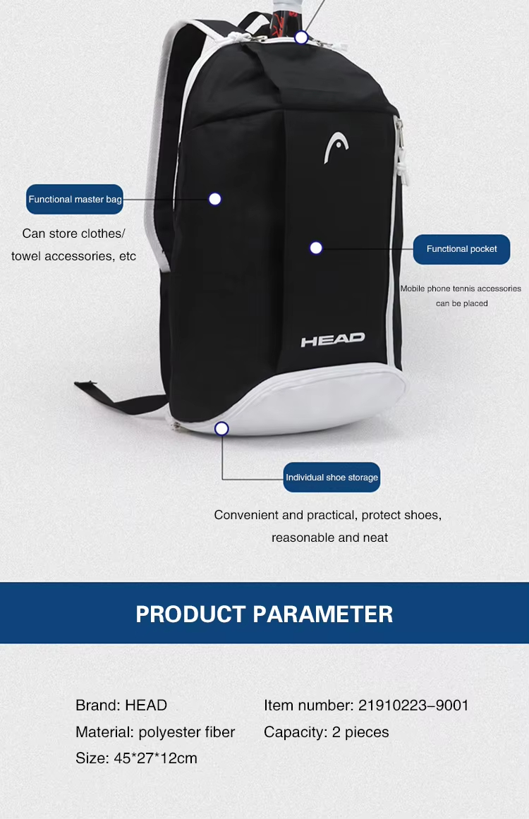 HEAD Tennis Racket Bag Large C - Badminton Game review and price