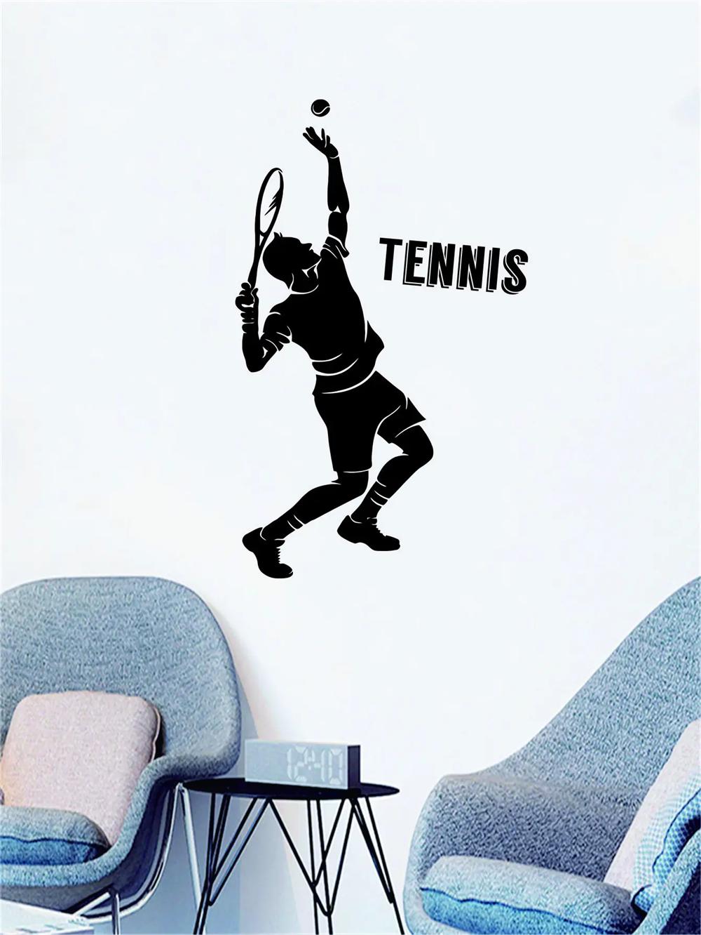 1 pc Tennis Player Play Tennis - Badminton Quotes review and price