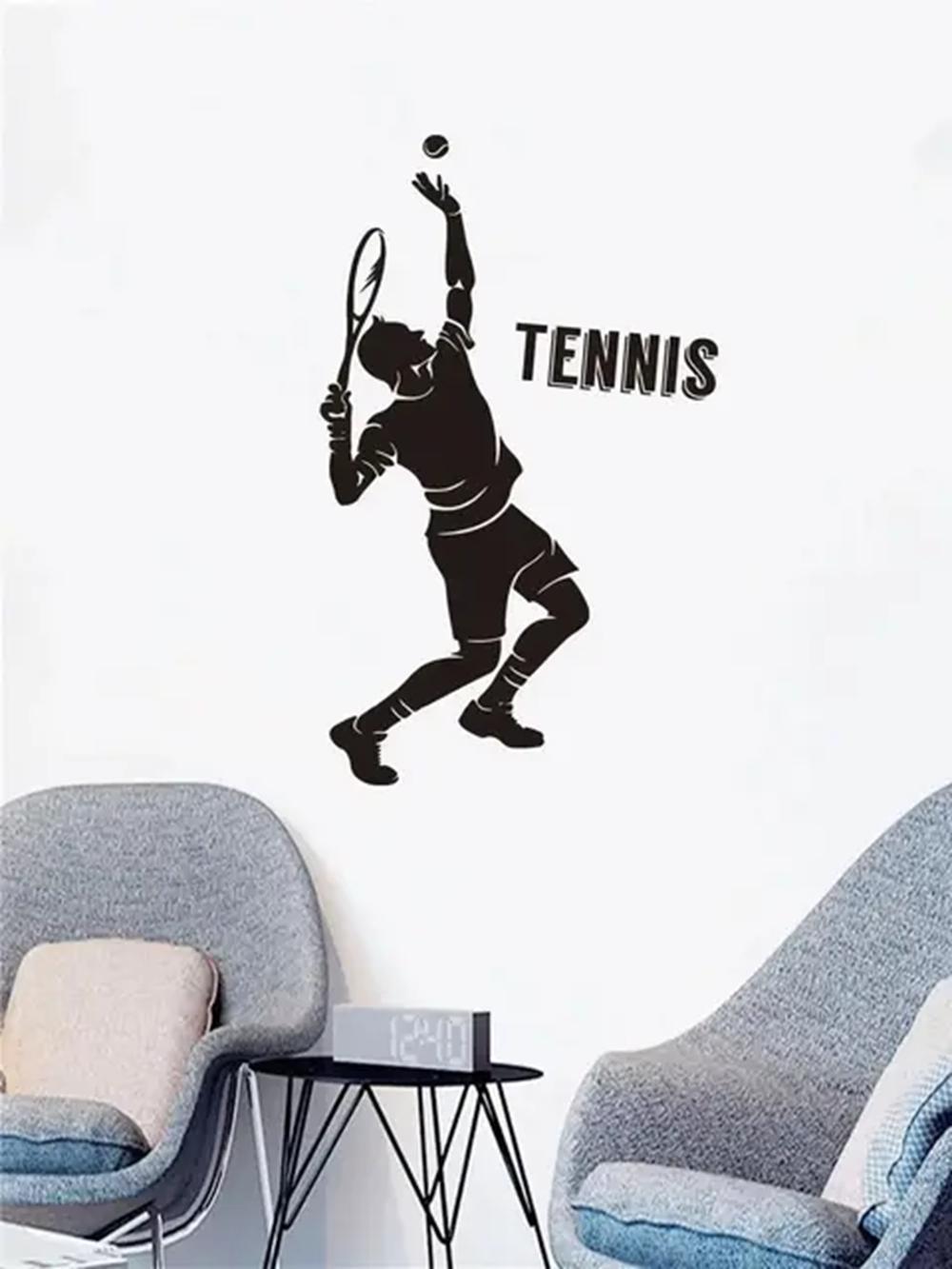 1 pc Tennis Player Play Tennis - Badminton Quotes review and price