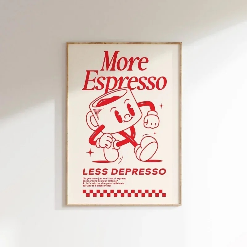 More Espresso Less Depresso Wa - Badminton Poster review and price